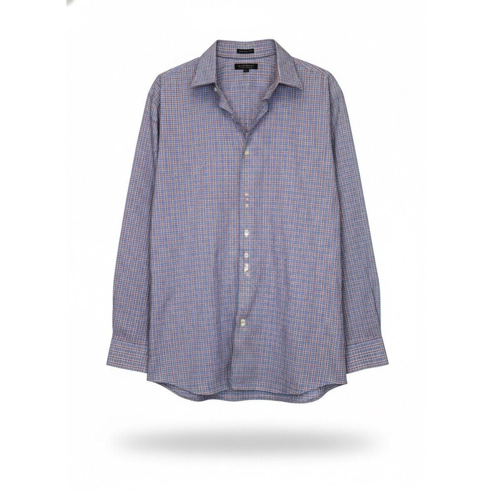 Banana Republic Men’s Button Standard Plaid XL Sleeve Shirt Multicolor B0053